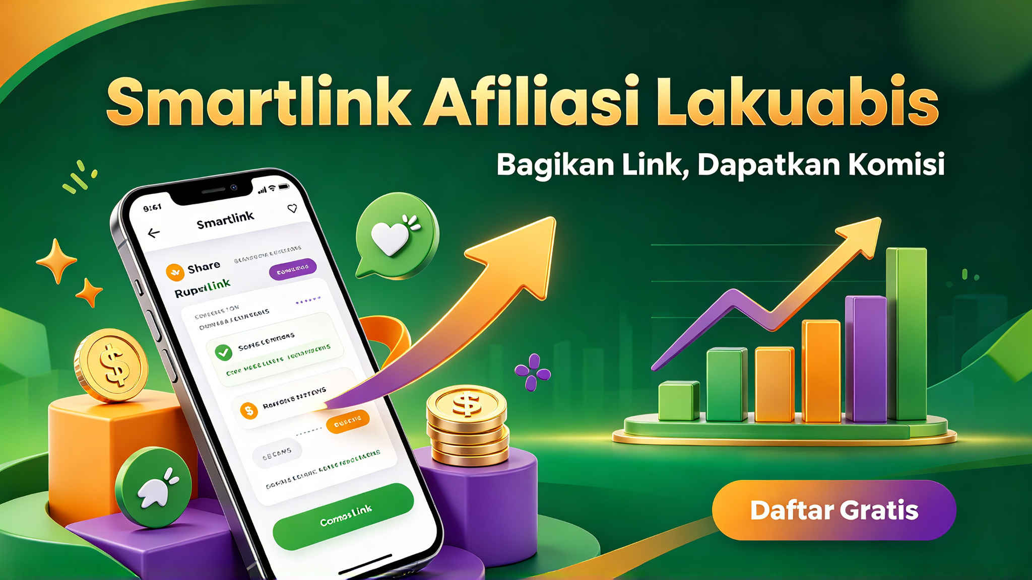 Smartlink Afiliasi Lakuabis: Satu Tautan untuk Membangun Peluang Penghasilan Digital